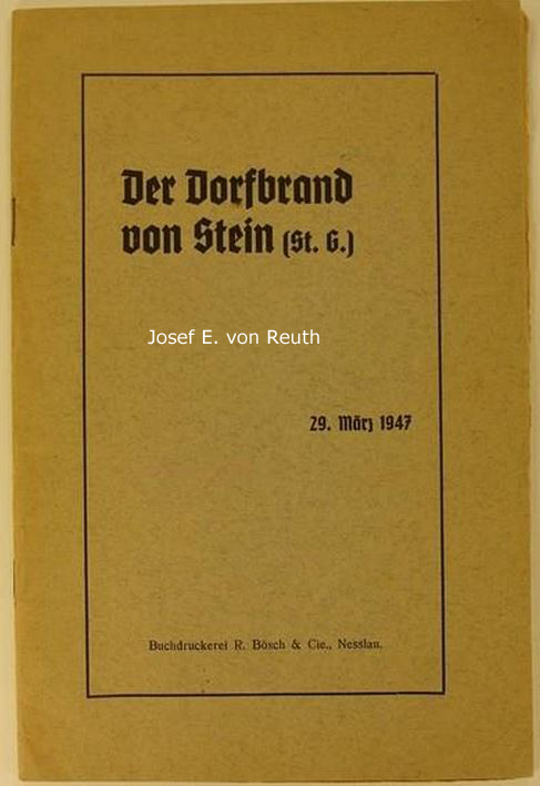 Broschüre Dorfbrand