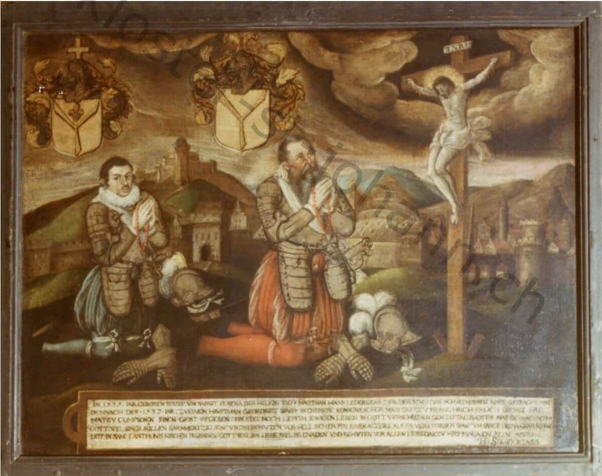 Schultheiß Hans Ledergerw von Wil und seinen Sohn Hans, den am 9. November 1621 ermordeten Hofammann